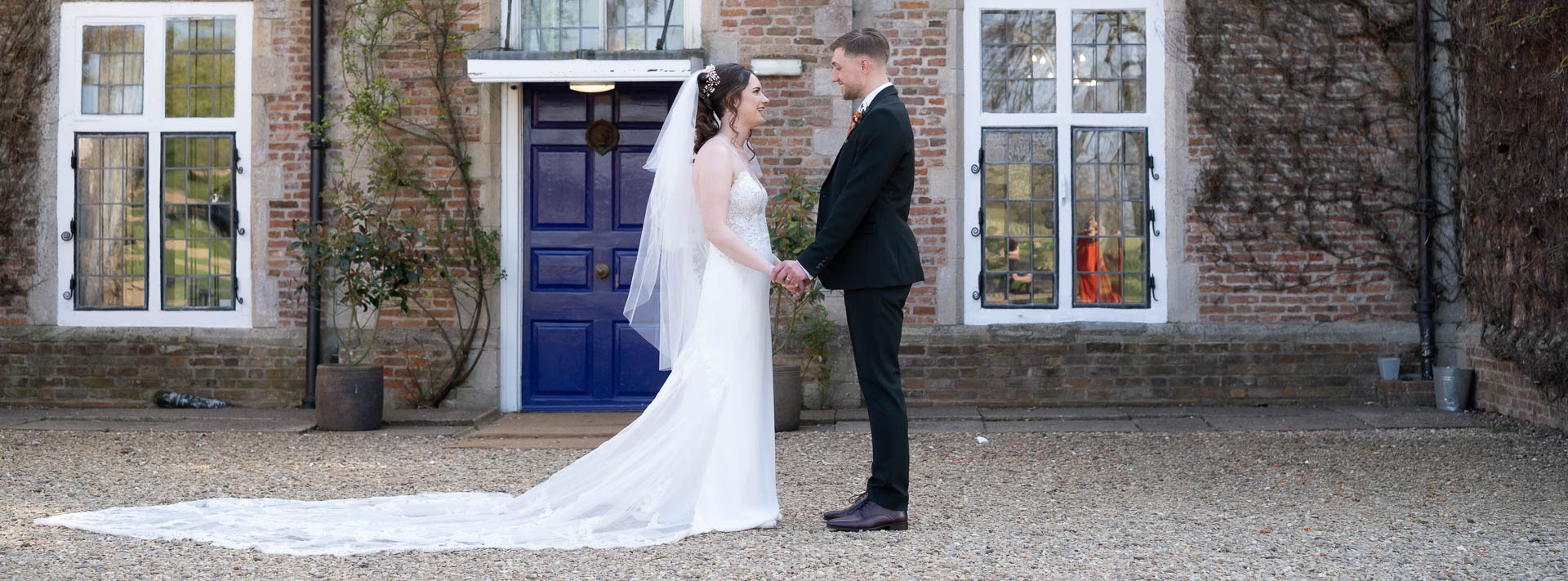 Paige and Jordan with a sunset at Manor Farm Heffs Photography