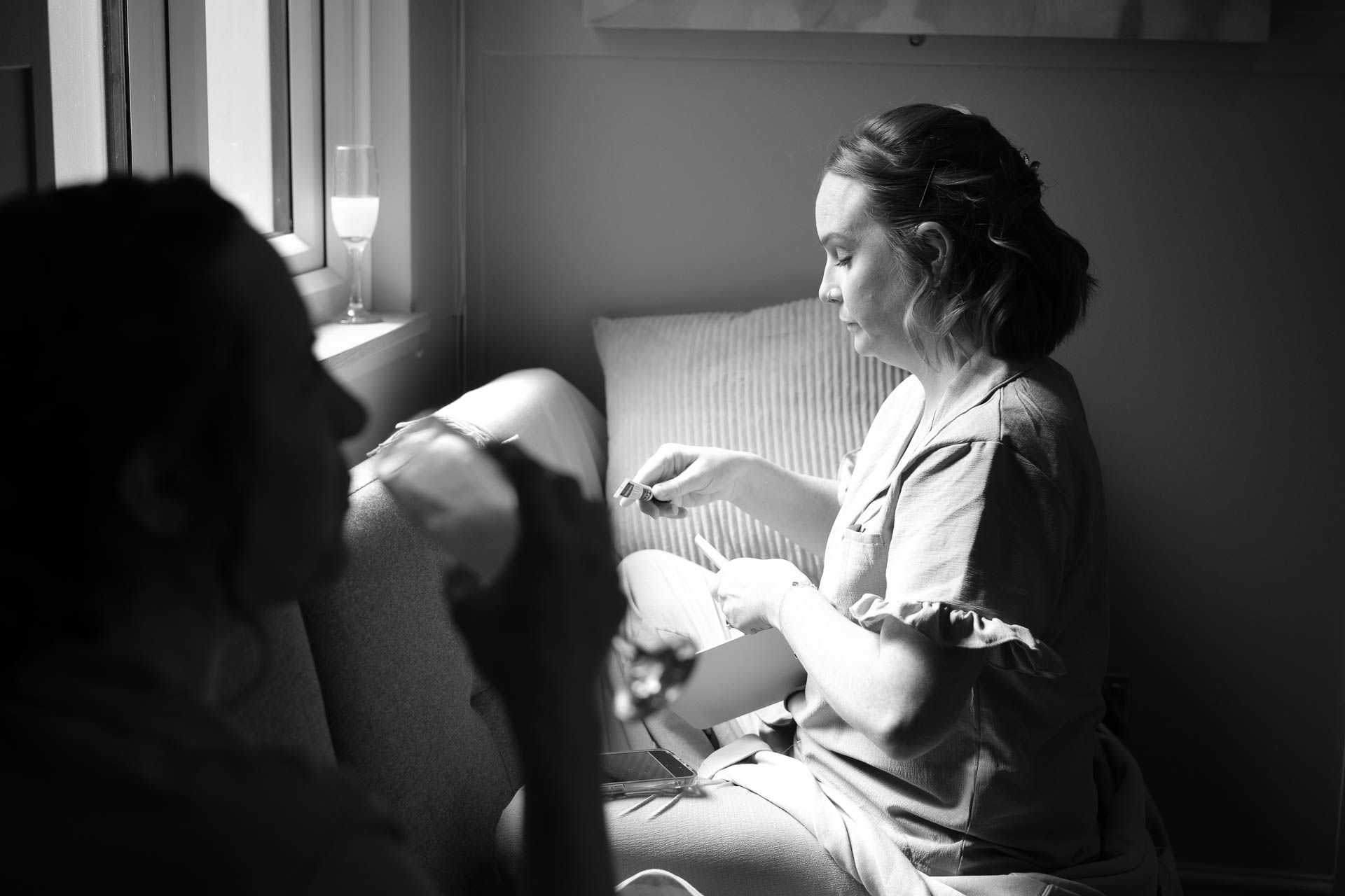 Couple kissing with a beautiful sunset at All Manor of Events Heffs Photography