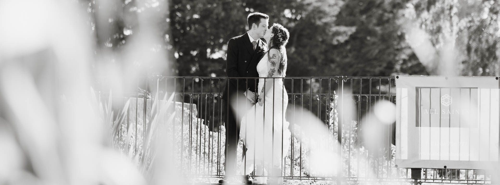 Paige and Jordan with a sunset at Manor Farm Heffs Photography