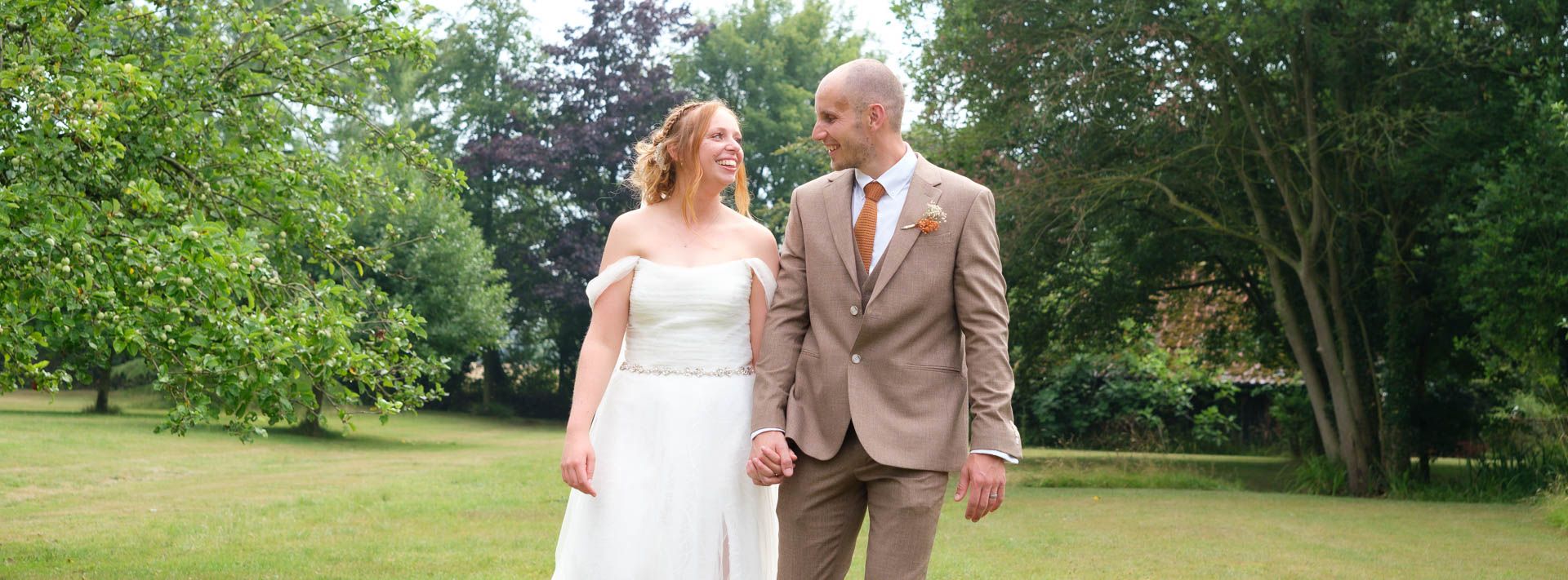 Paige and Jordan with a sunset at Manor Farm Heffs Photography