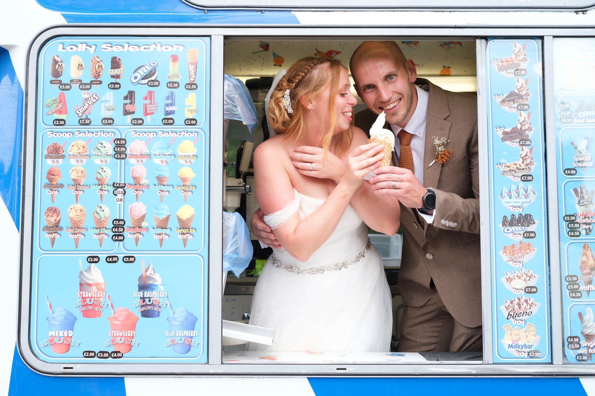 Couple kissing with a beautiful sunset at All Manor of Events Heffs Photography