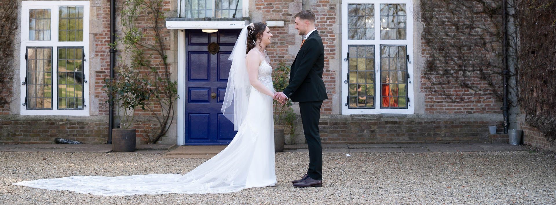 Paige and Jordan with a sunset at Manor Farm Heffs Photography